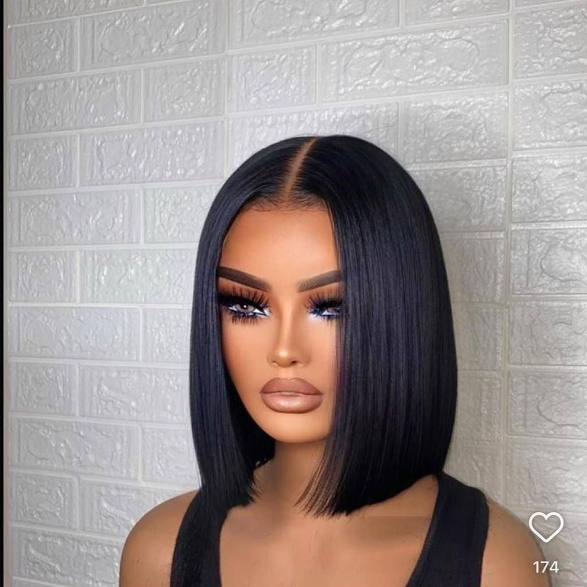 The “Catherine “ Maison Classic 4×4 Bob – 210% Density | 6–10” | 13A Premium Hair |Burgundy